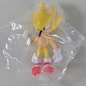 Sega Sonic Hedgehog Boom Sonic Mini Action Figure -Yellow Sealed - 2" Tall